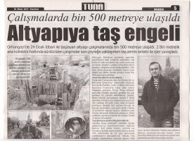 ORHANGAZİ ALTYAPI İŞİ GÜNCEL HABERLER