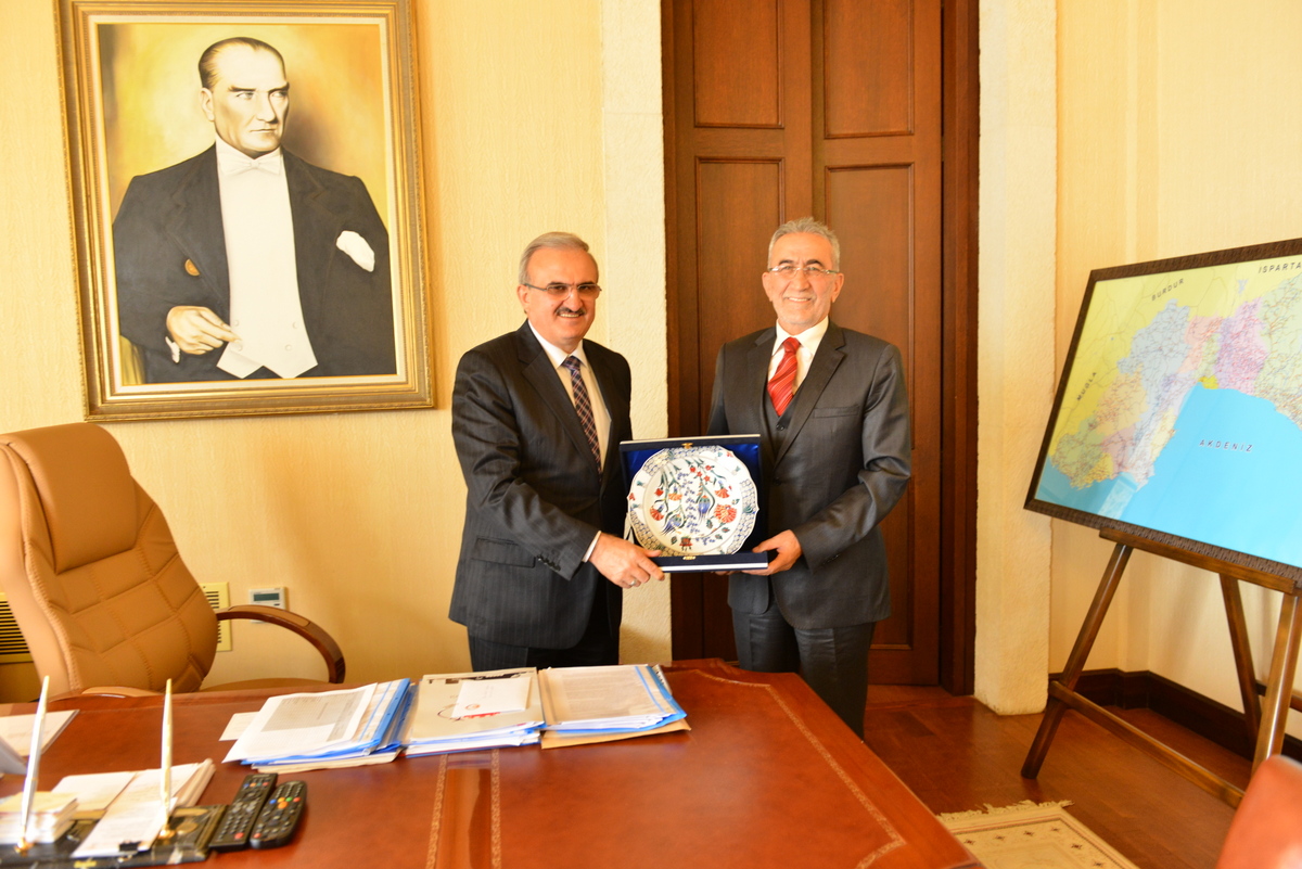 ANTALYA VALİLİĞİ PROTOKOL ZİYARETİ 11 Mayıs 2017